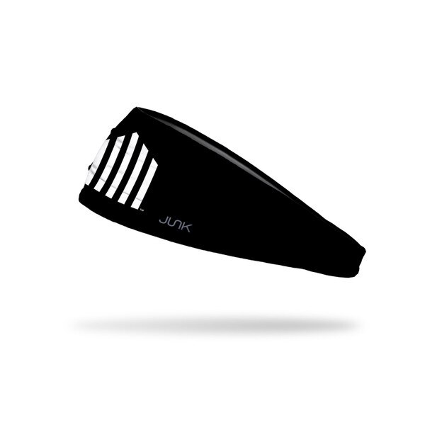 5-Bar Black and White Headband
